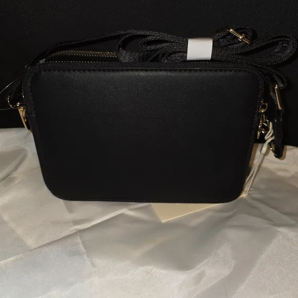 Valentino Black Crossbody with Gold Accents - Picture 2 of 9